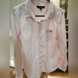 Tommy Hilfiger Blush Pink Blouse Size M